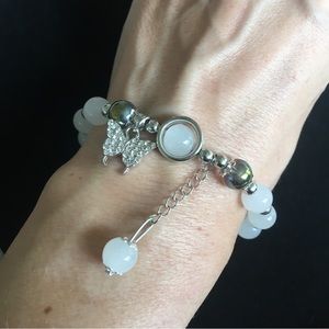 Butterfly Beaded Fashion Jewelry Bracelet